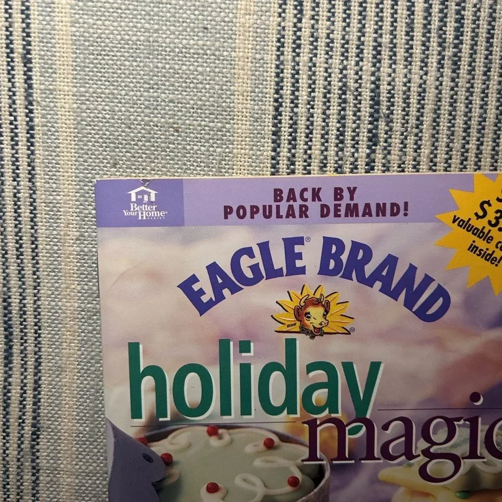 Eagle Brand Holiday Magic Cookbook 88 Recipes Dessert Baking Vintage Booklet Y2K